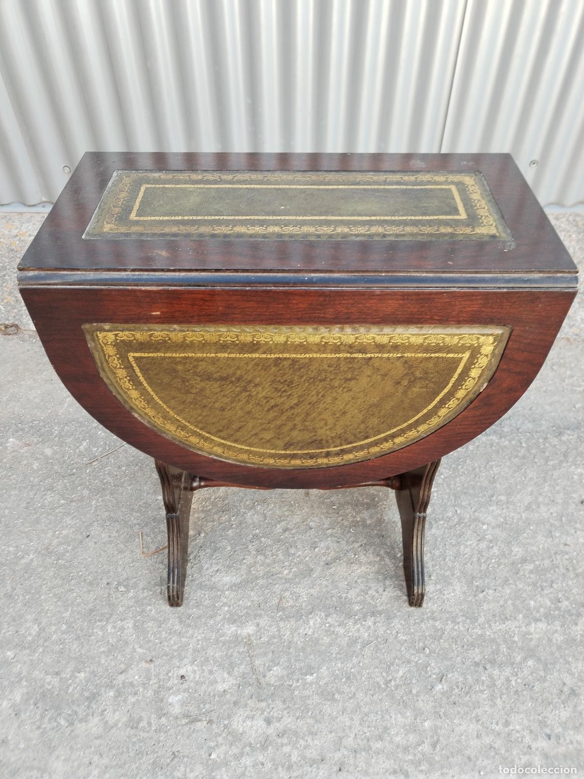 Antig&uuml;edades: mesa peque&ntilde;a de alas - Foto 4