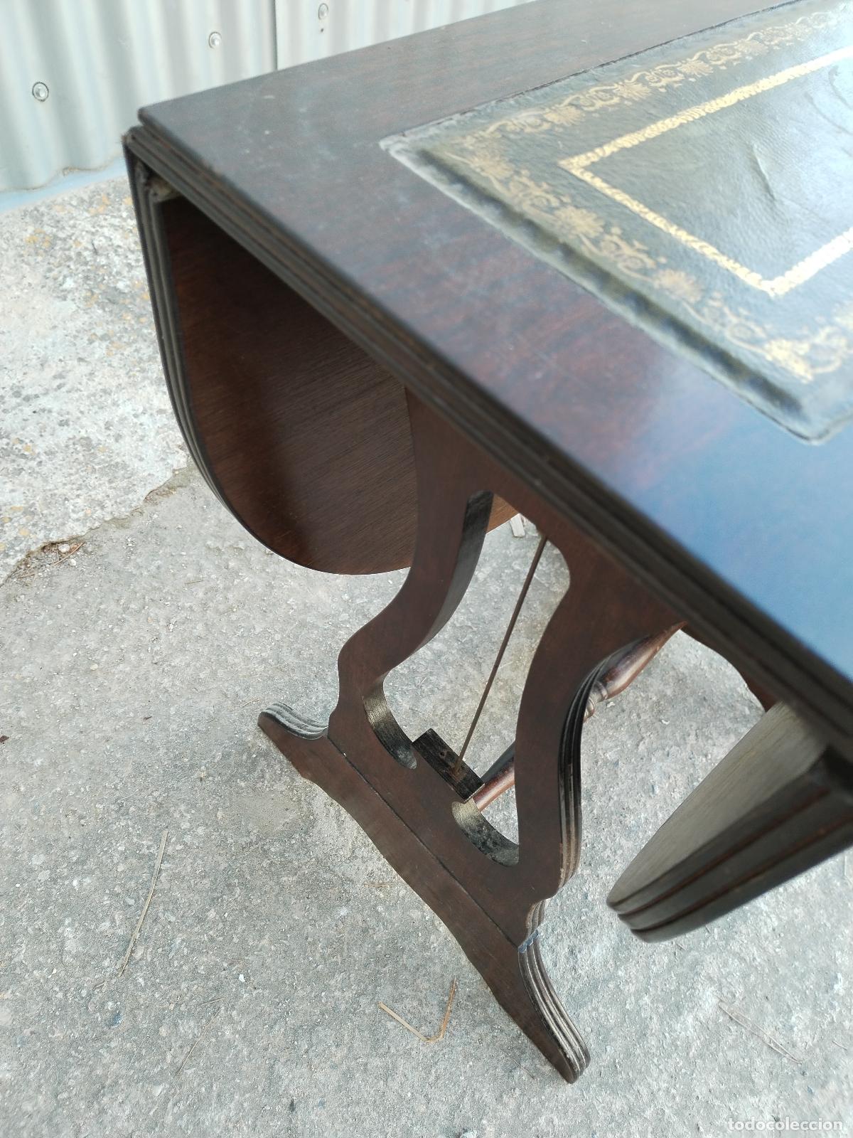 Antig&uuml;edades: mesa peque&ntilde;a de alas - Foto 7