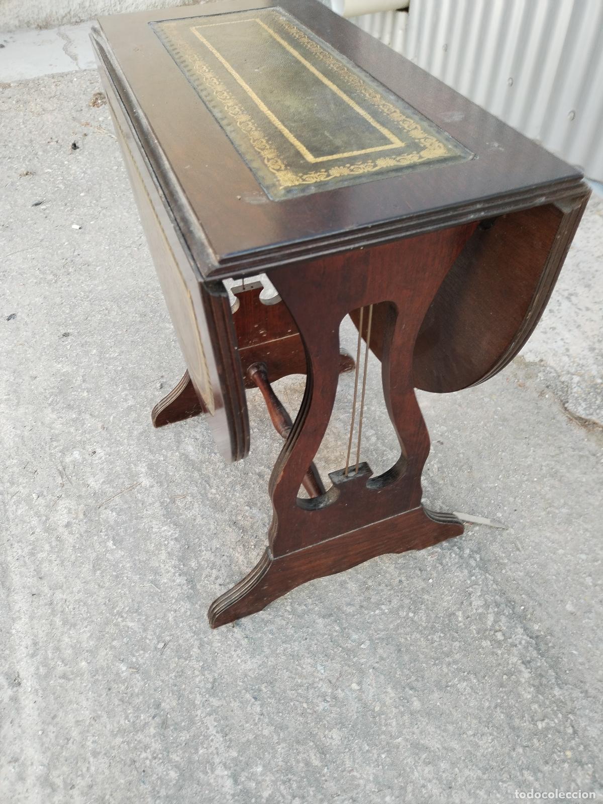 Antig&uuml;edades: mesa peque&ntilde;a de alas - Foto 8