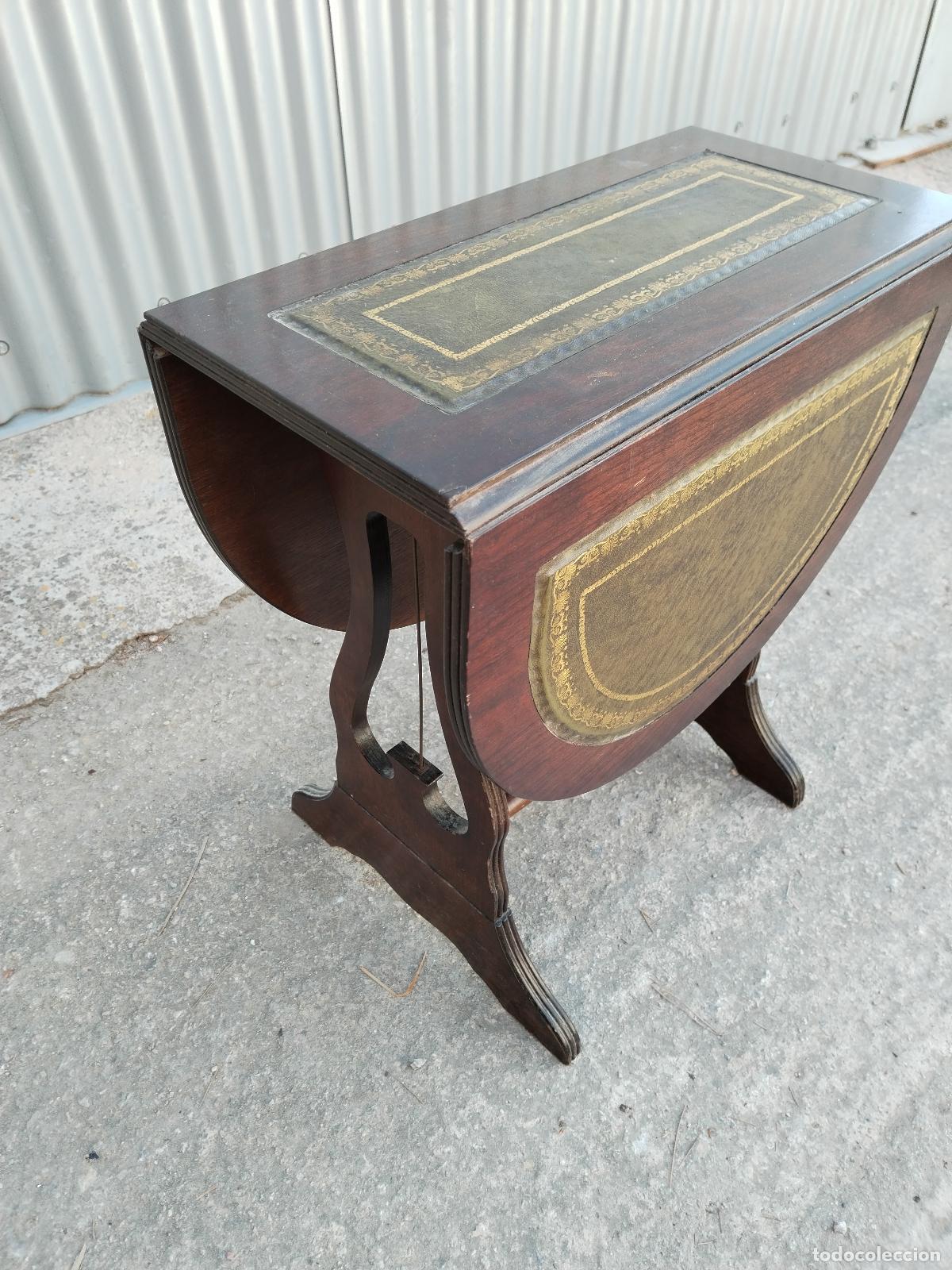 Antig&uuml;edades: mesa peque&ntilde;a de alas - Foto 9