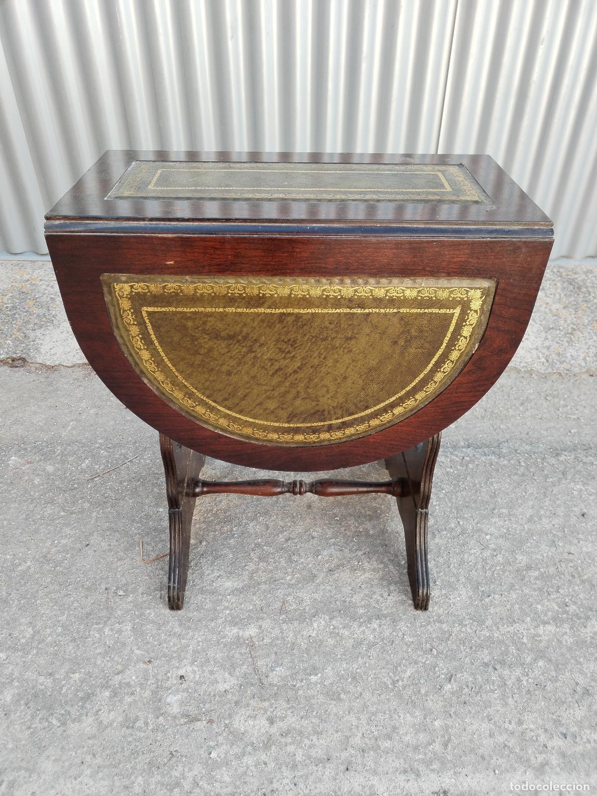 Antig&uuml;edades: mesa peque&ntilde;a de alas - Foto 1