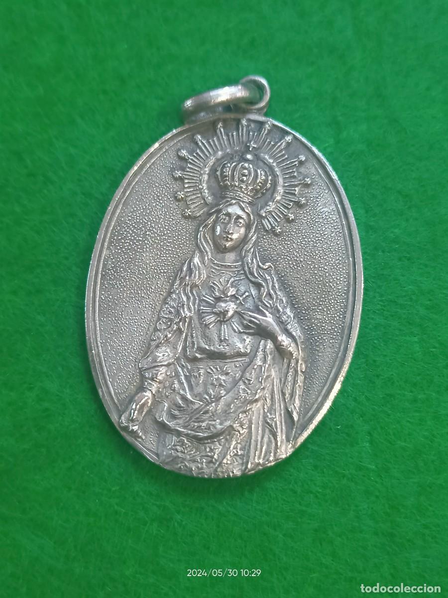 Antig&uuml;edades: Medalla de la virgen. REF-7478 - Foto 1
