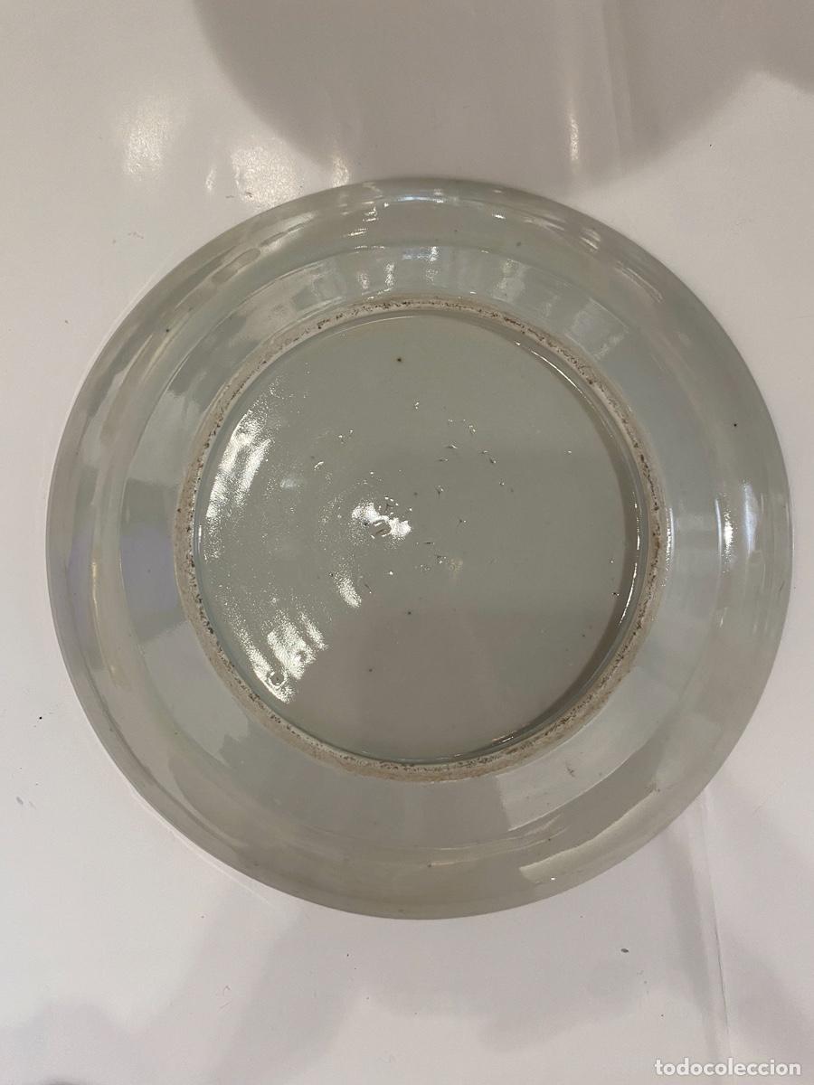 Antig&uuml;edades: Plato de Porcelana de Chino - Foto 2