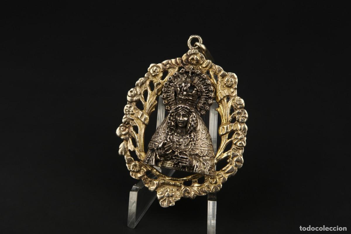 Antig&uuml;edades: Antigua Medalla Religiosa de Plata - Foto 2