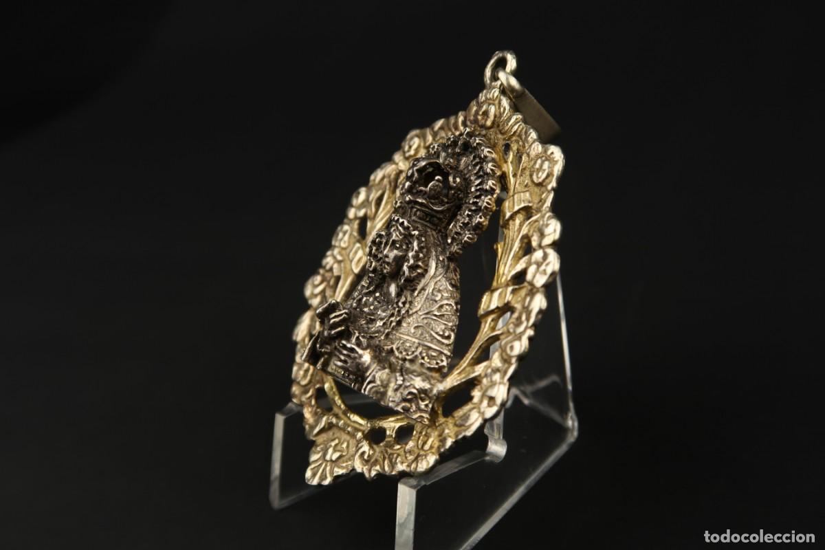 Antig&uuml;edades: Antigua Medalla Religiosa de Plata - Foto 5