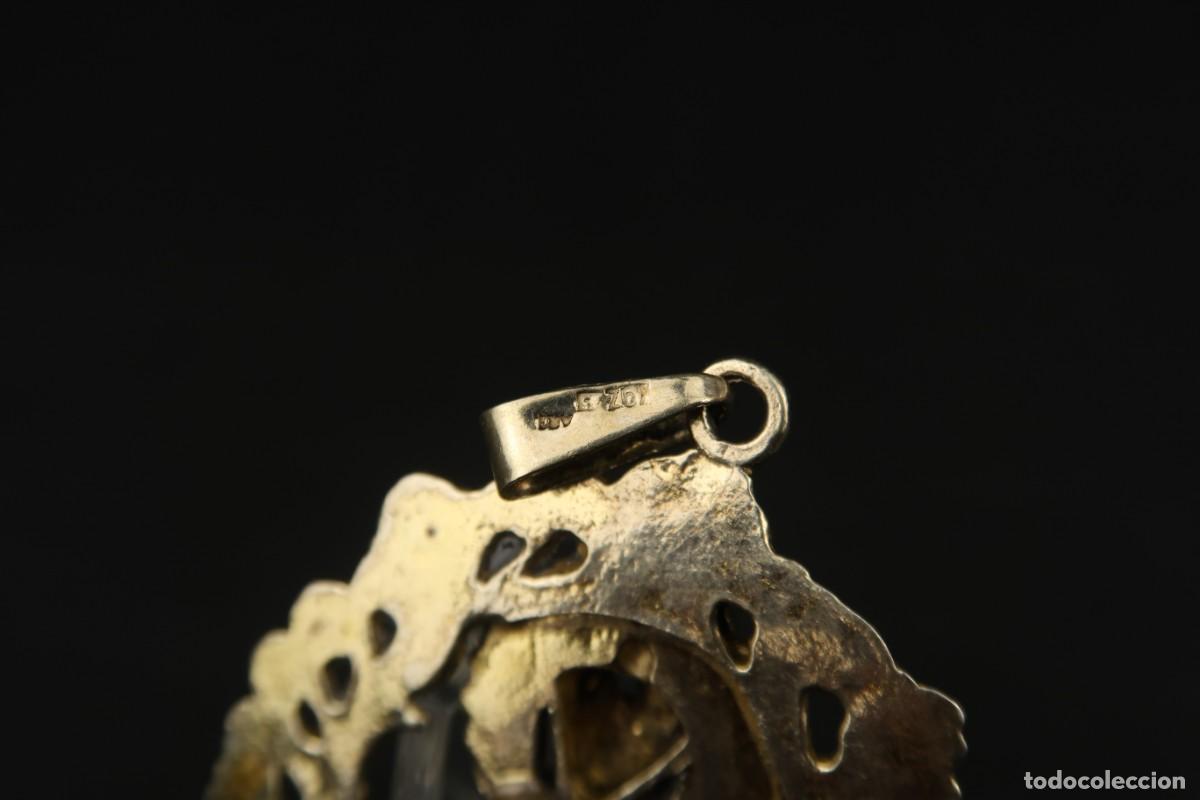 Antig&uuml;edades: Antigua Medalla Religiosa de Plata - Foto 9