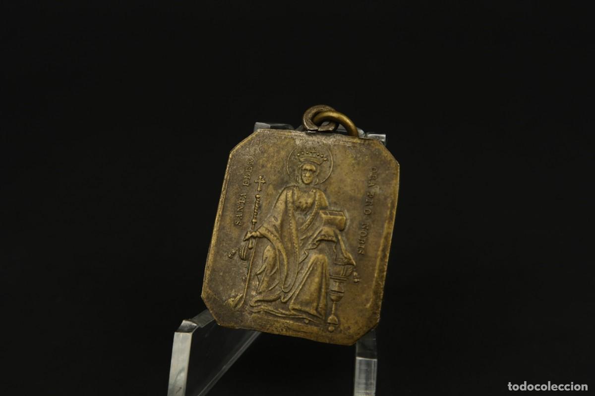 Antig&uuml;edades: Antigua Medalla Religiosa de Bronce - Foto 1