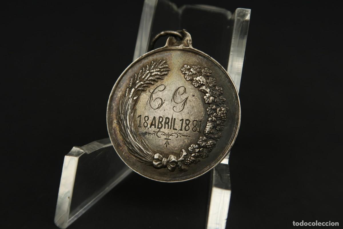 Antig&uuml;edades: Antigua Medalla Religiosa de Plata - Foto 6