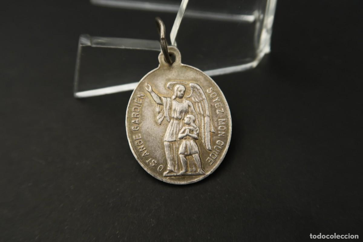 Antig&uuml;edades: Antigua Medalla Religiosa de Plata - Foto 5