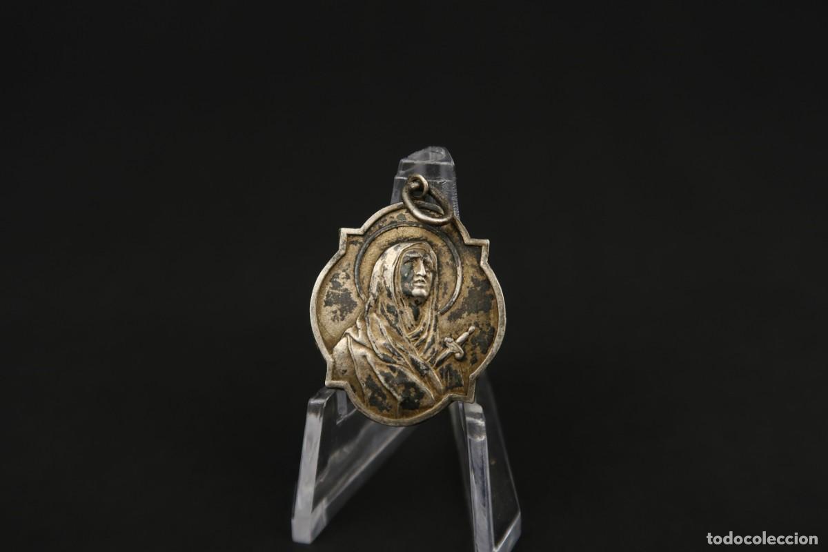 Antig&uuml;edades: Antigua Medalla Religiosa de Plata - Foto 1