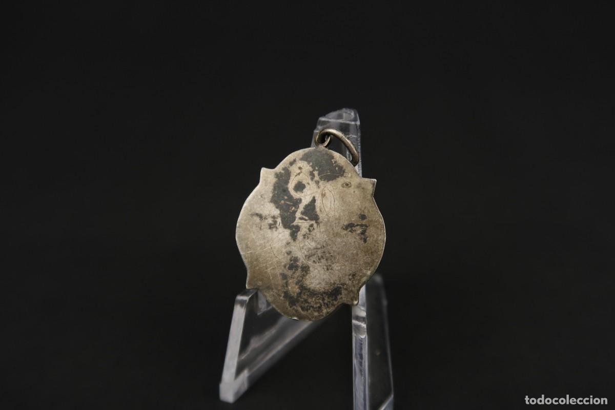 Antig&uuml;edades: Antigua Medalla Religiosa de Plata - Foto 5