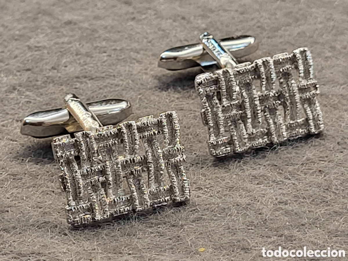 Antig&uuml;edades: GEMELOS PLATA PEDRO DURAN - Foto 1