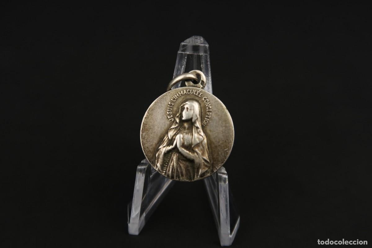 Antig&uuml;edades: Antigua Medalla Religiosa de Plata - Foto 1