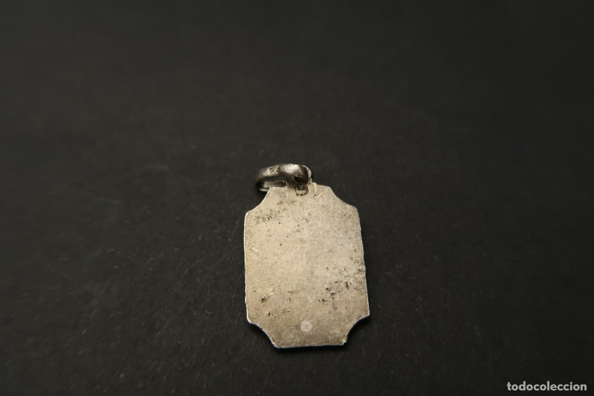 Antig&uuml;edades: Antigua Medalla Religiosa de Plata - Foto 5