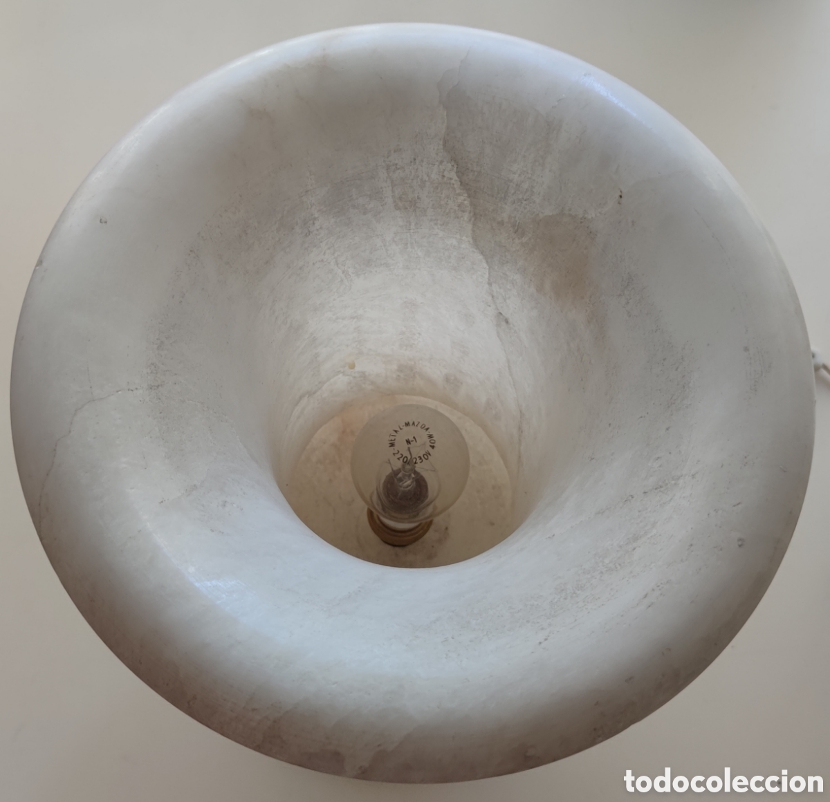 Antig&uuml;edades: L&aacute;mpara de Alabastro - Foto 13