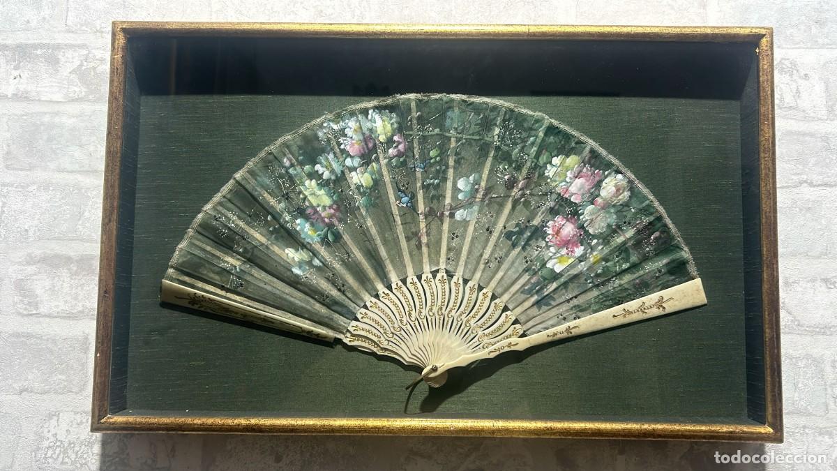 Antig&uuml;edades: ABANIQUERA RECTANGULAR DE 53 X 33 CMS. - Foto 1