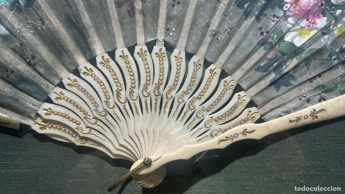 Antig&uuml;edades: ABANIQUERA RECTANGULAR DE 53 X 33 CMS. - Foto 3