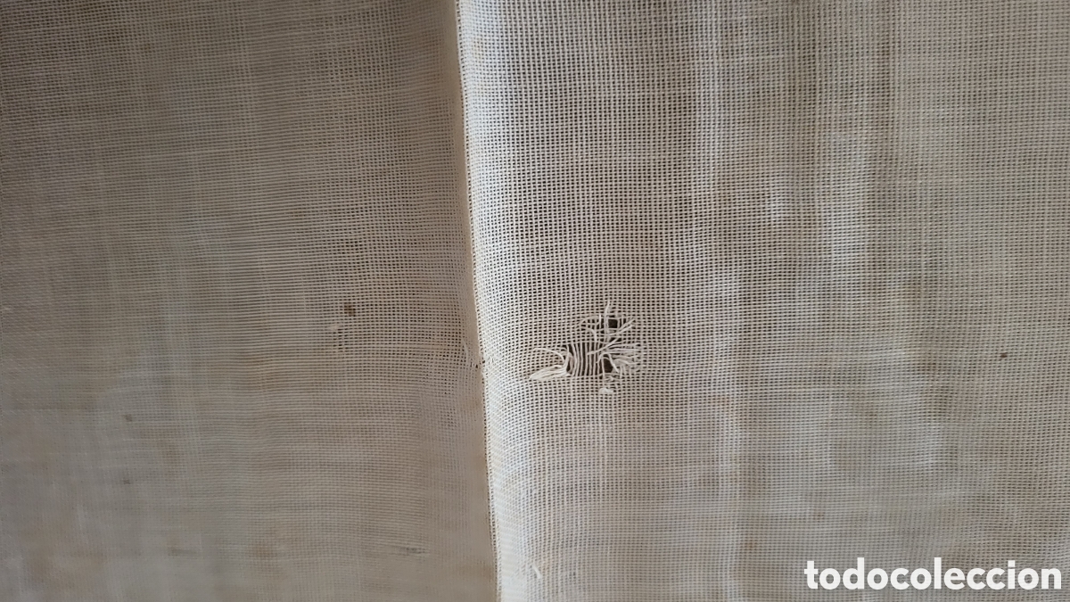 Antig&uuml;edades: ANTIGUO MANTEL BORDADO - Foto 4