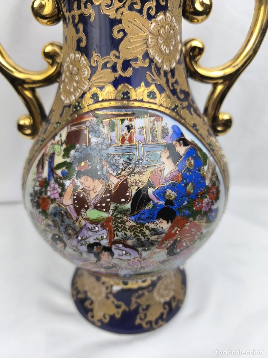 Antig&uuml;edades: jarr&oacute;n de porcelana azul - Foto 4