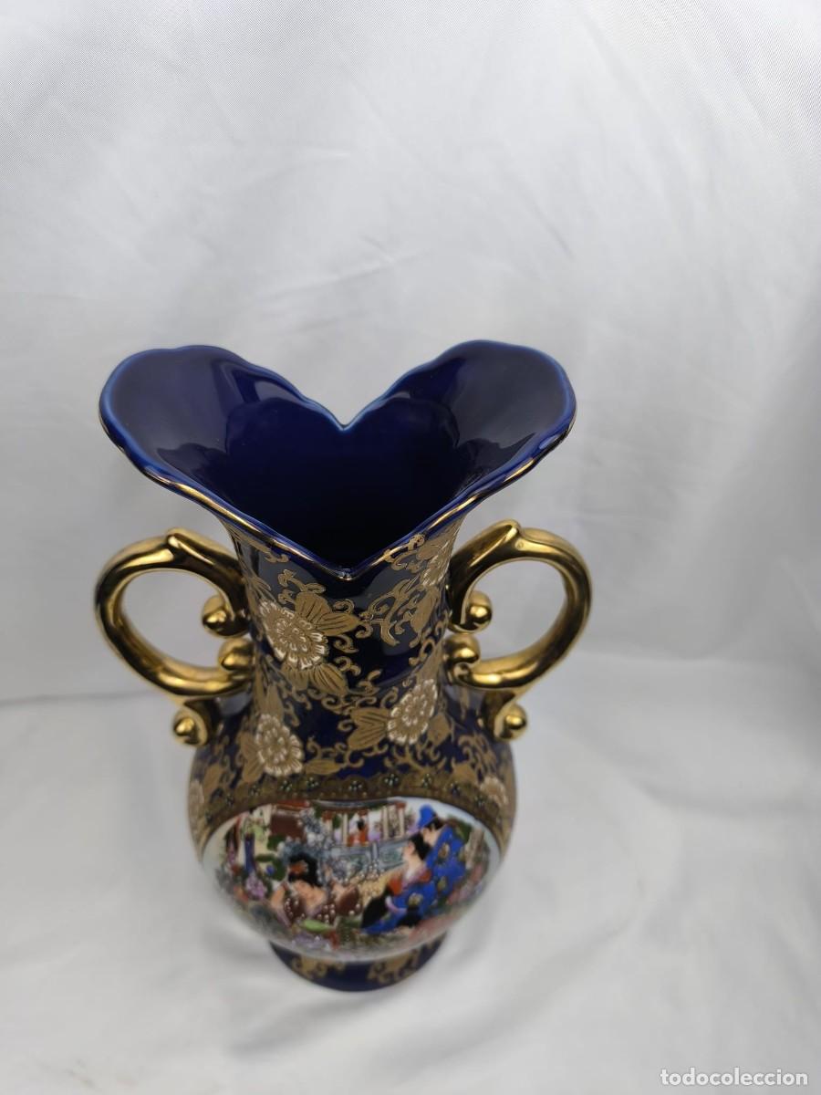 Antig&uuml;edades: jarr&oacute;n de porcelana azul - Foto 5
