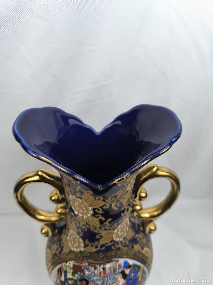 Antig&uuml;edades: jarr&oacute;n de porcelana azul - Foto 8
