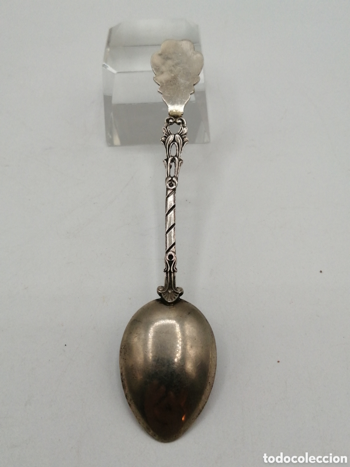 Antig&uuml;edades: Cucharita plata y esmalte. Firenze - Foto 3