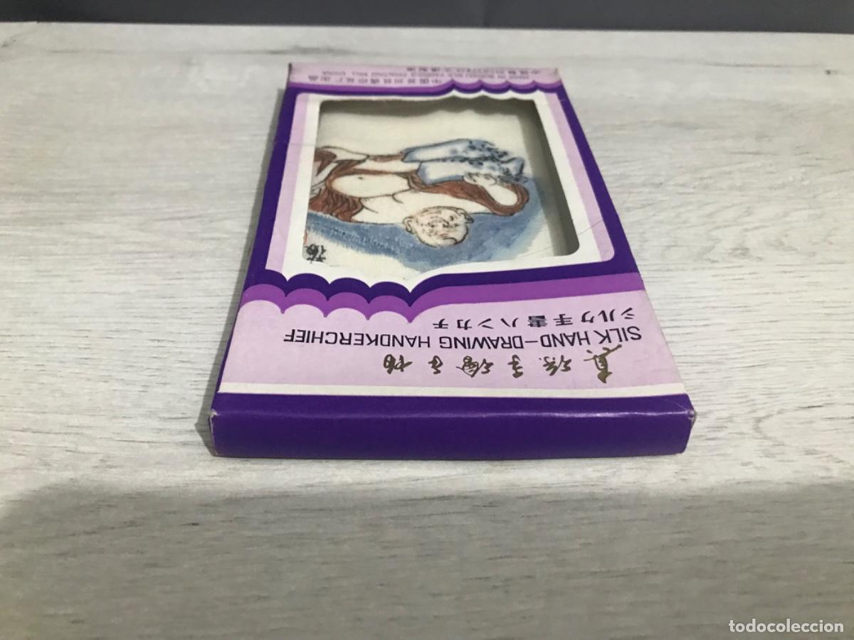 Antig&uuml;edades: Pa&ntilde;uelo de seda pintado a mano - Foto 11