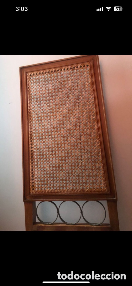 Antig&uuml;edades: 7 SILLAS DE COMEDOR CON REJILLA - Foto 5