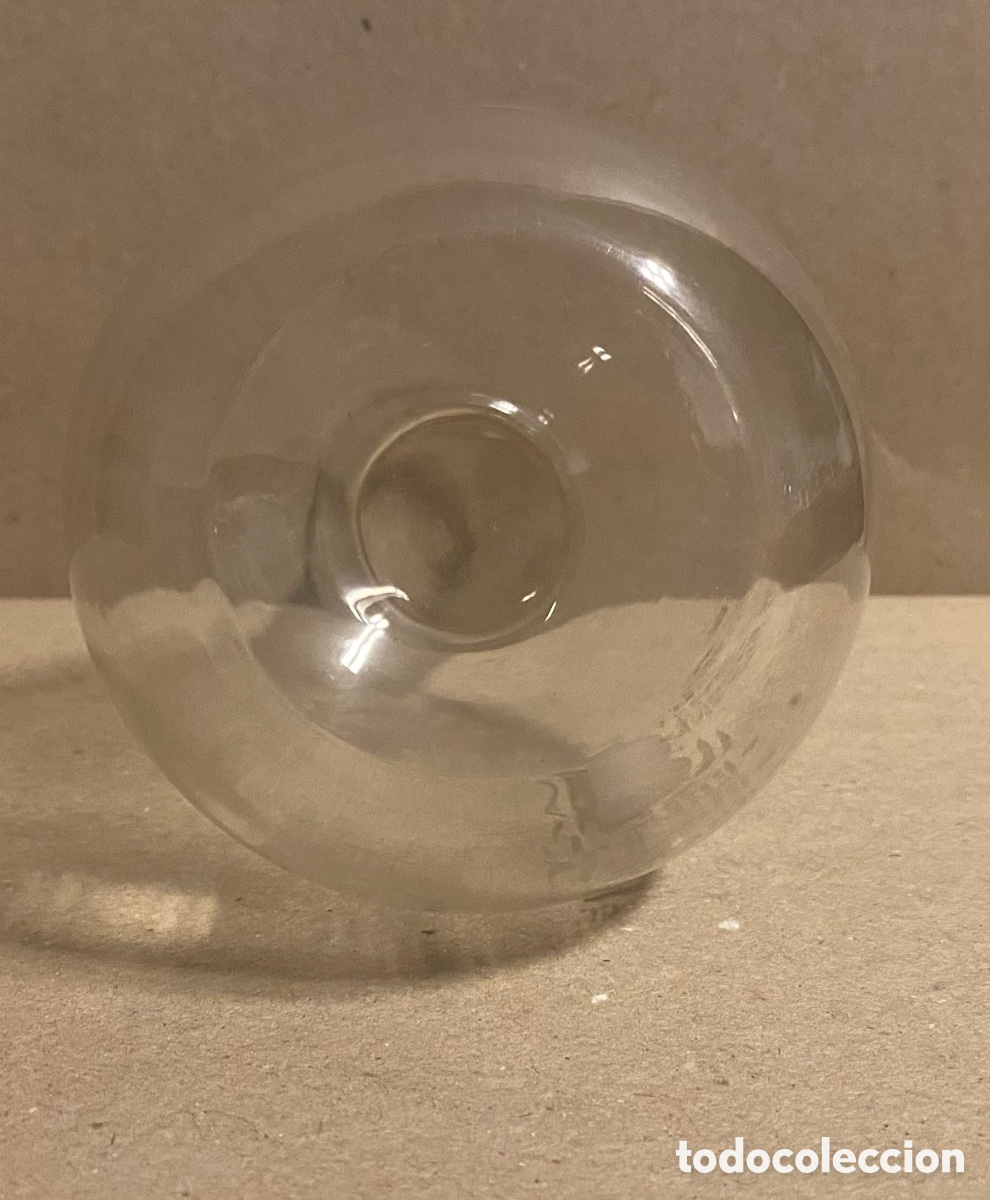 Antig&uuml;edades: MATRAZ DE LABORATORIO DE LA MARCA ERMEX. CRISTAL VIDRIO. - Foto 3