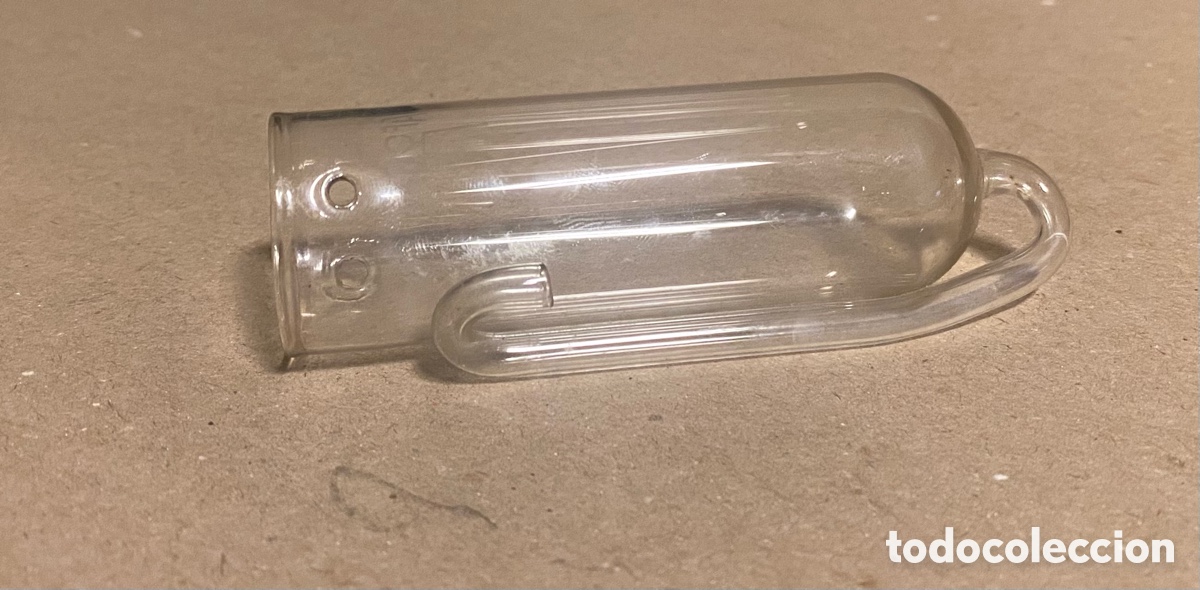Antig&uuml;edades: EXTRA&Ntilde;A PIEZA RECIPIENTE DE CRISTAL DE LABORATORIO. - Foto 2