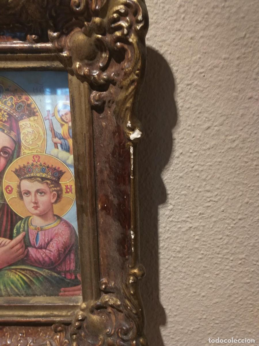 Antig&uuml;edades: virgen mar&iacute;a con &aacute;ngeles ortodoxos - Foto 2