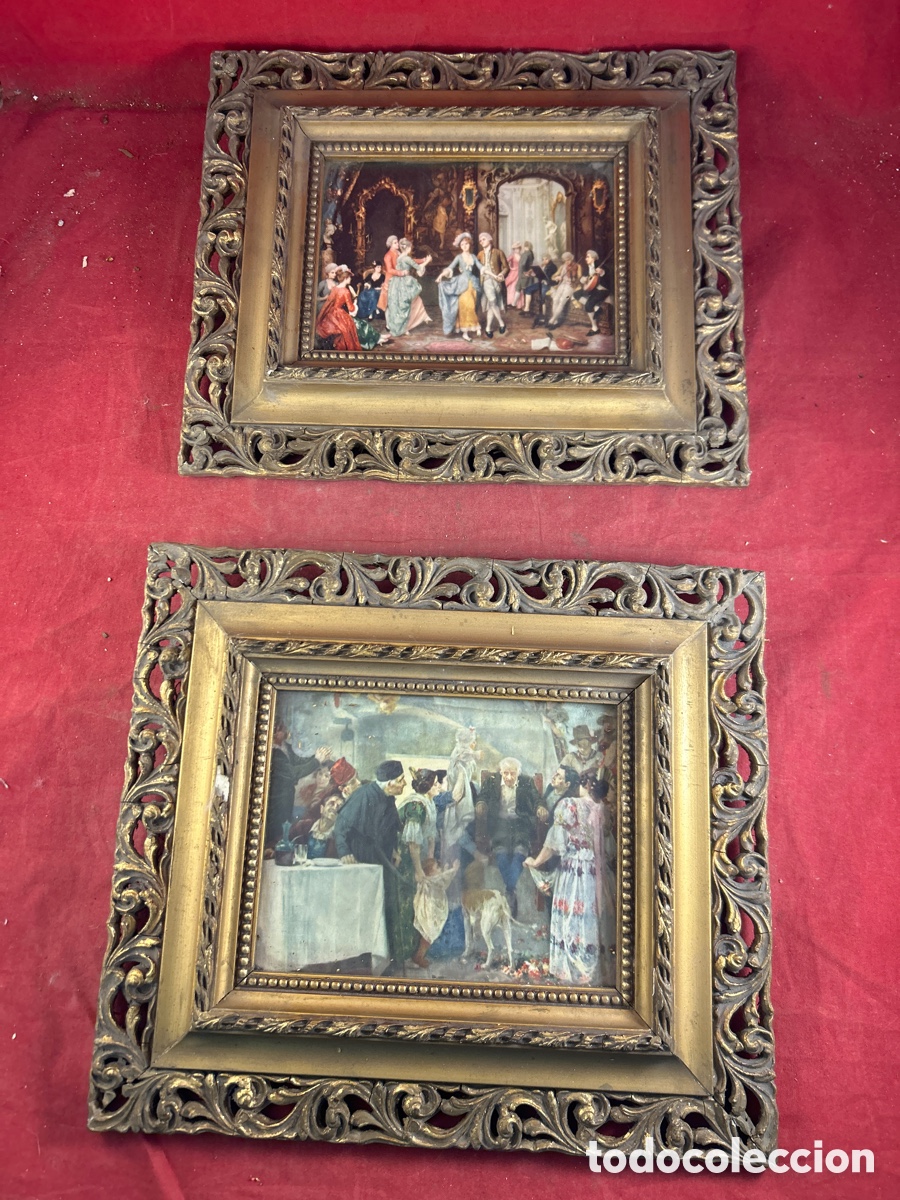 Antiguidades: PAREJA DE CUADROS DECORATIVOS