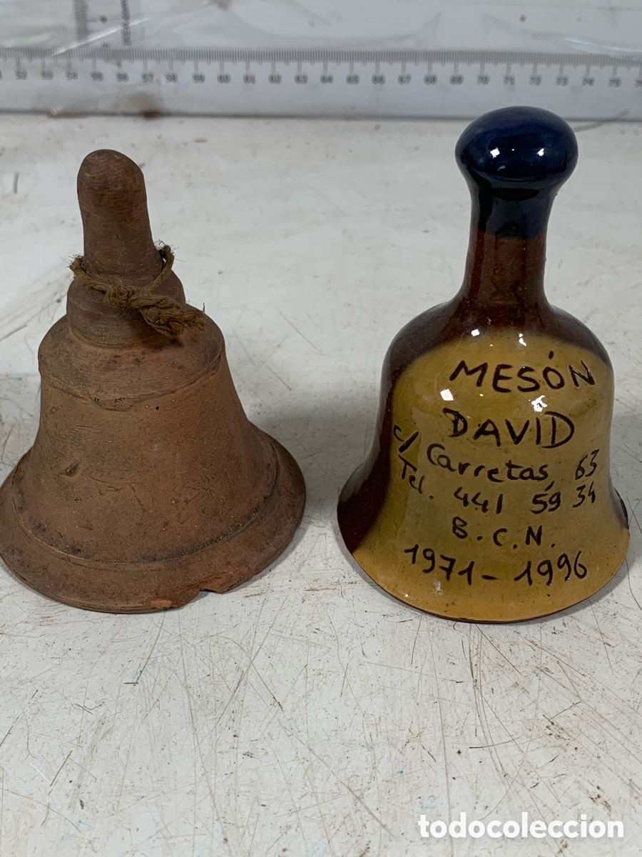 Antig&uuml;edades: 01_ campanas de barro - Foto 1
