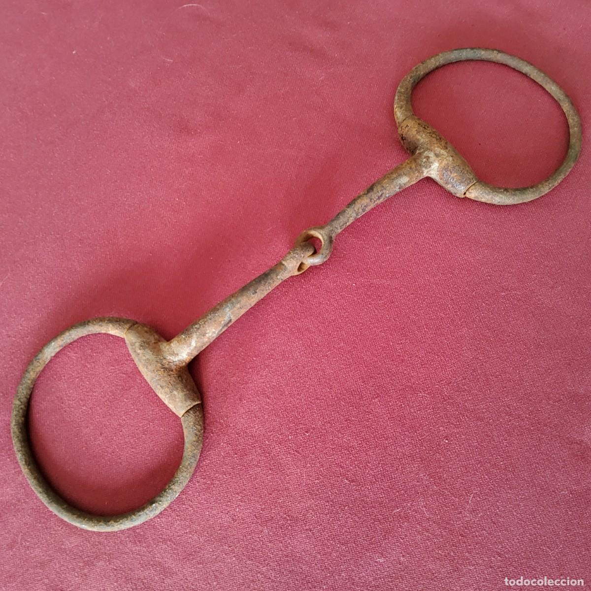 Antig&uuml;edades: ANTIGUO BOCADO DE CABALLO DE HIERRO - Foto 3