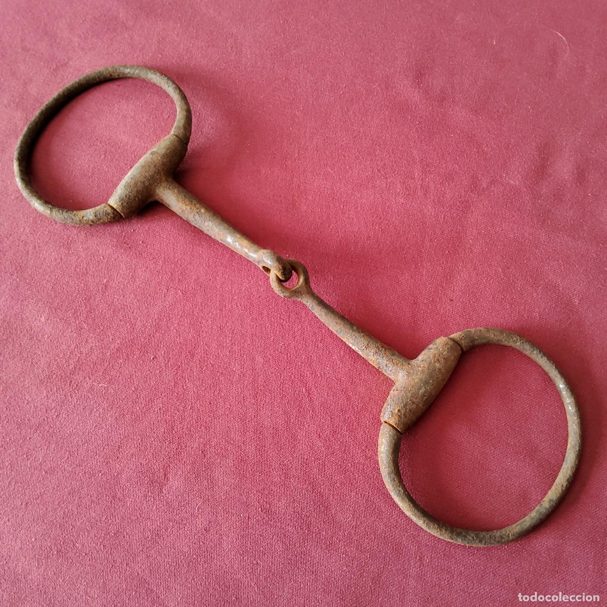 Antig&uuml;edades: ANTIGUO BOCADO DE CABALLO DE HIERRO - Foto 4