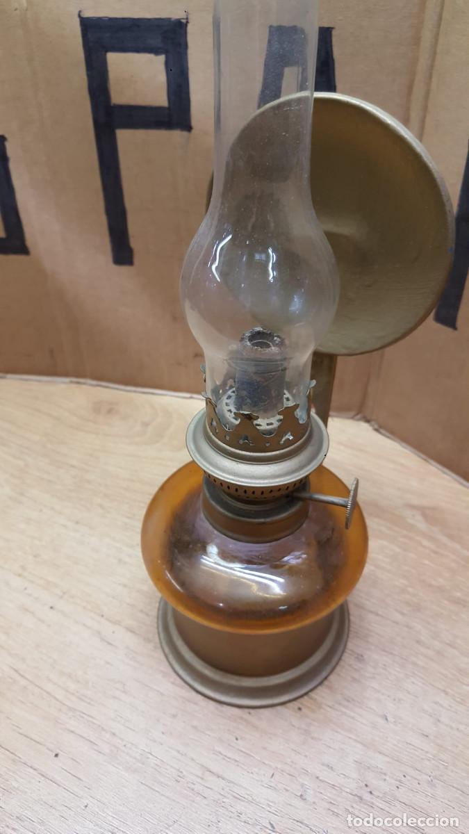 Antig&uuml;edades: ANTIGUO QUINQUE DE CRISTAL - Foto 2