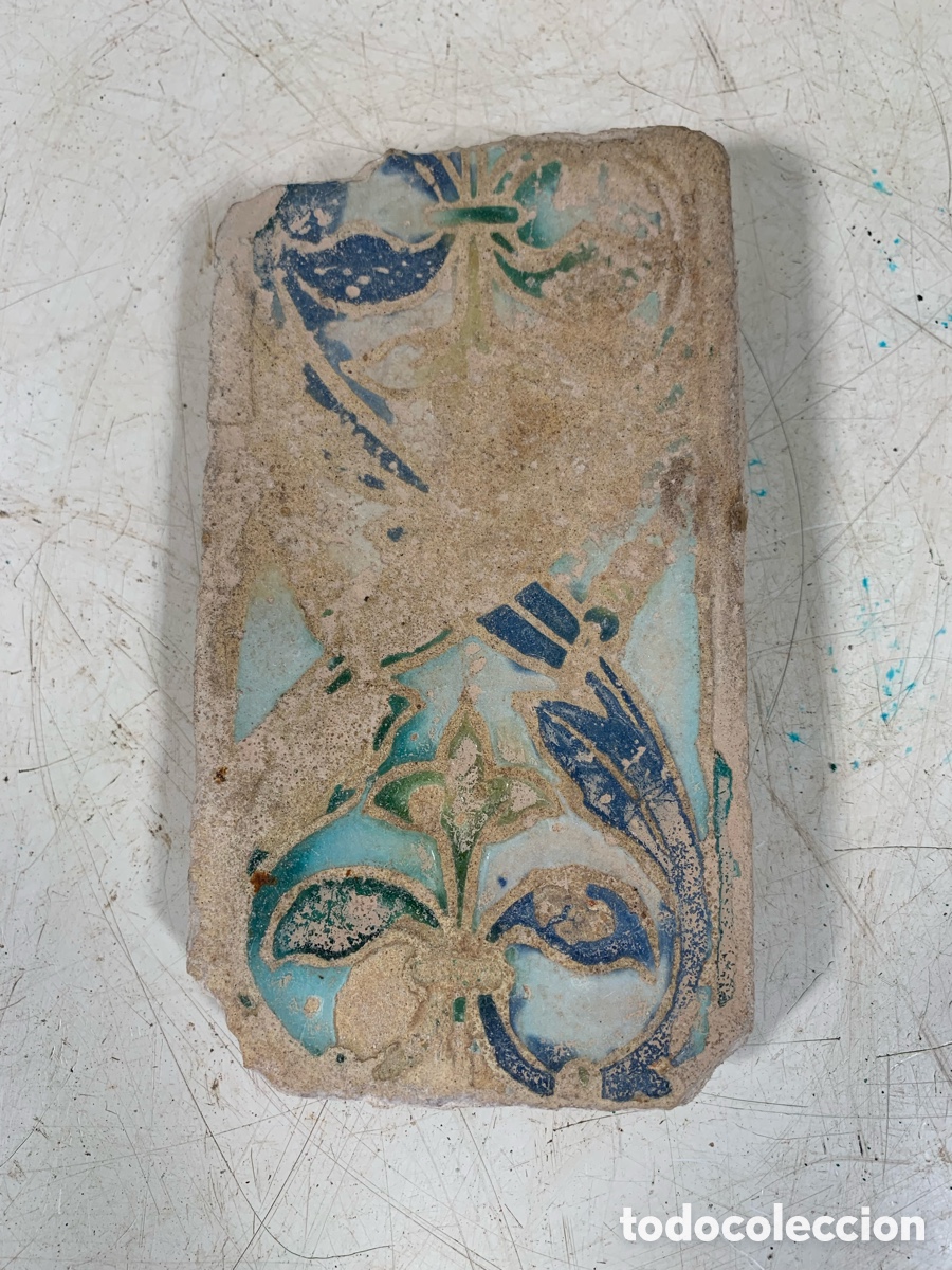 Antig&uuml;edades: 01_ precioso azulejo - Foto 1