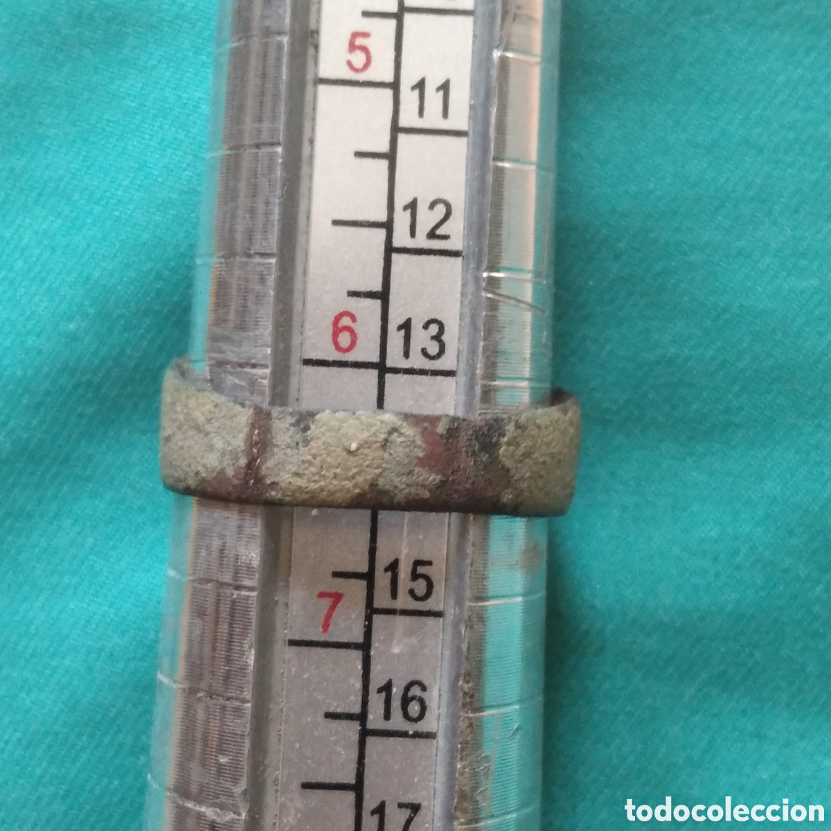 Antig&uuml;edades: Anillo de bronce con inscripciones - Foto 5