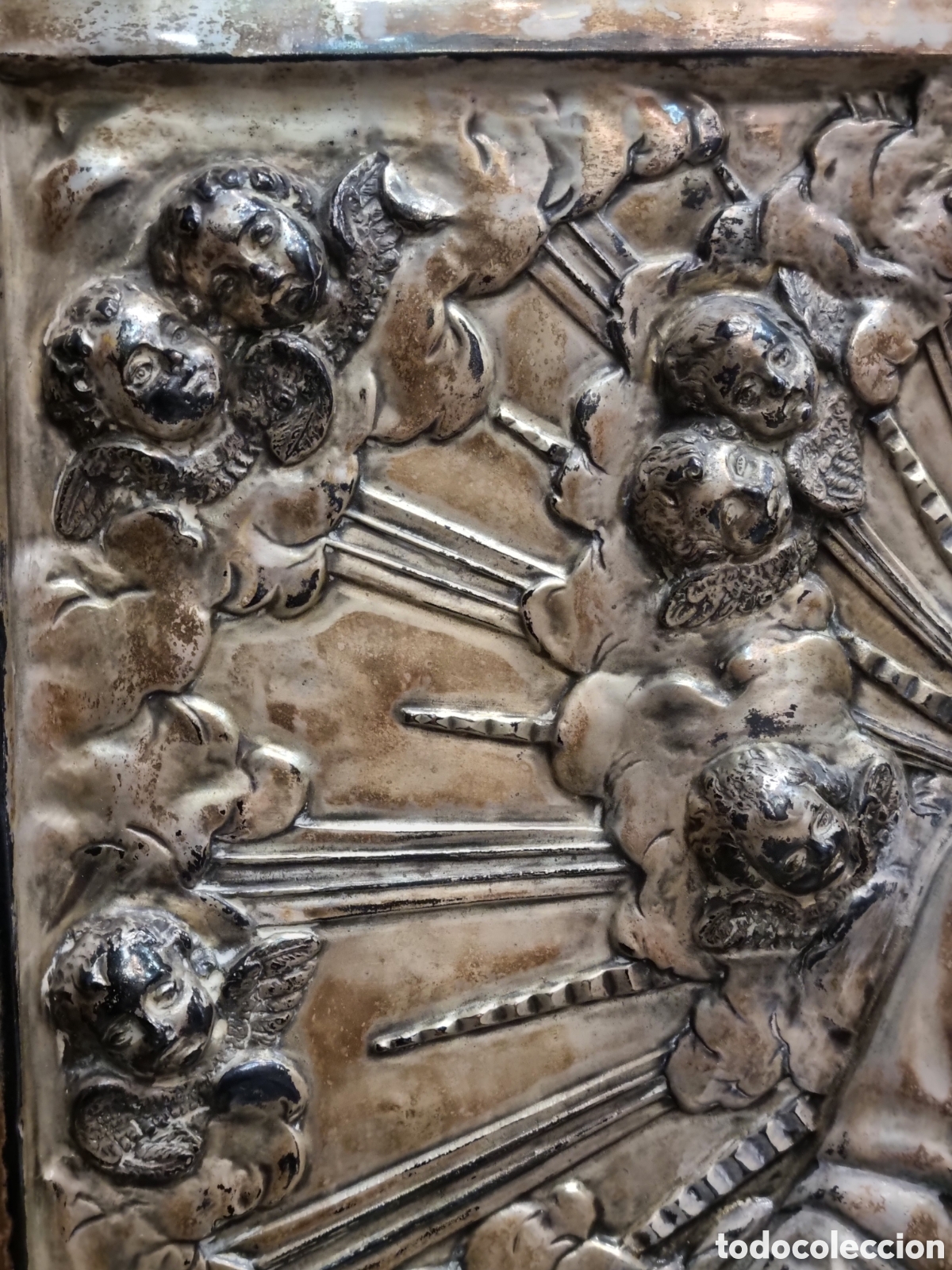Antig&uuml;edades: VIRGEN DEL CARMEN REPUJADA - Foto 4
