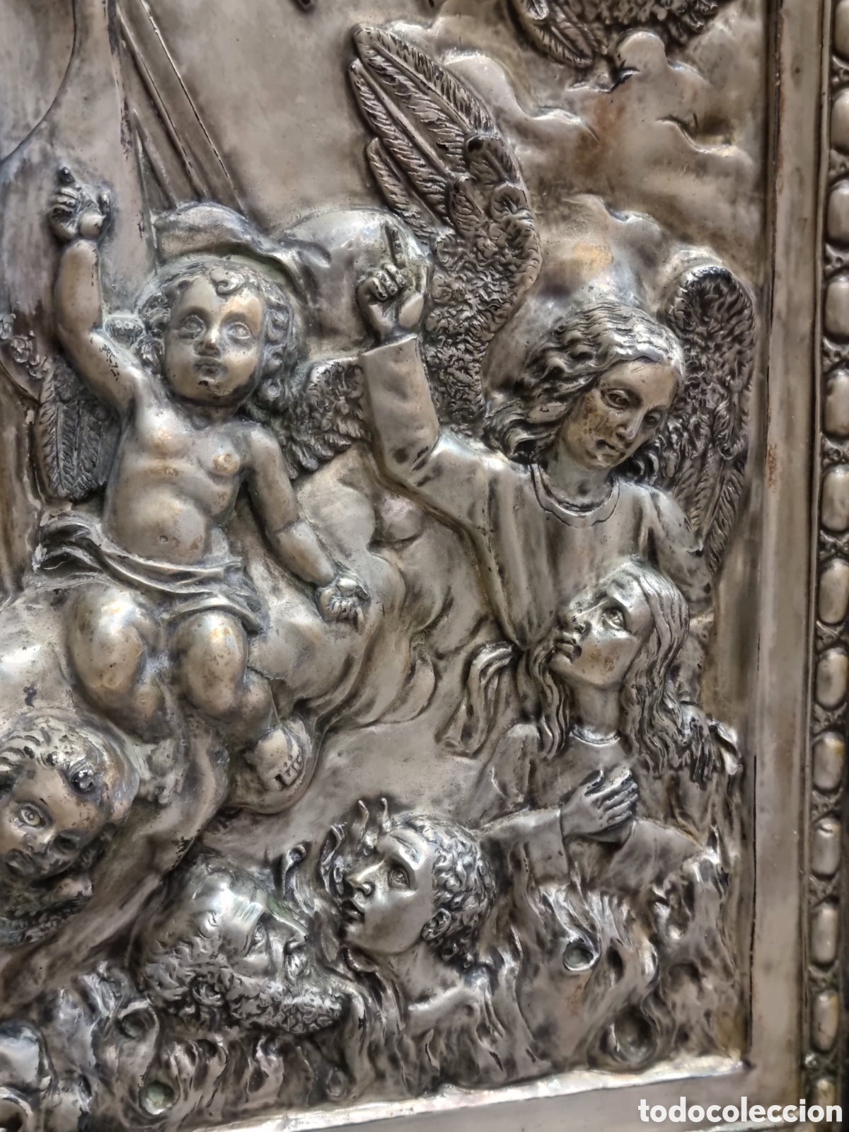 Antig&uuml;edades: VIRGEN DEL CARMEN REPUJADA - Foto 5