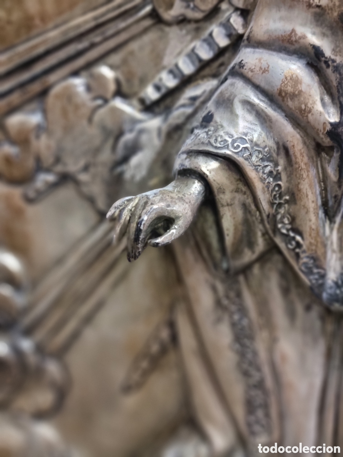 Antig&uuml;edades: VIRGEN DEL CARMEN REPUJADA - Foto 1
