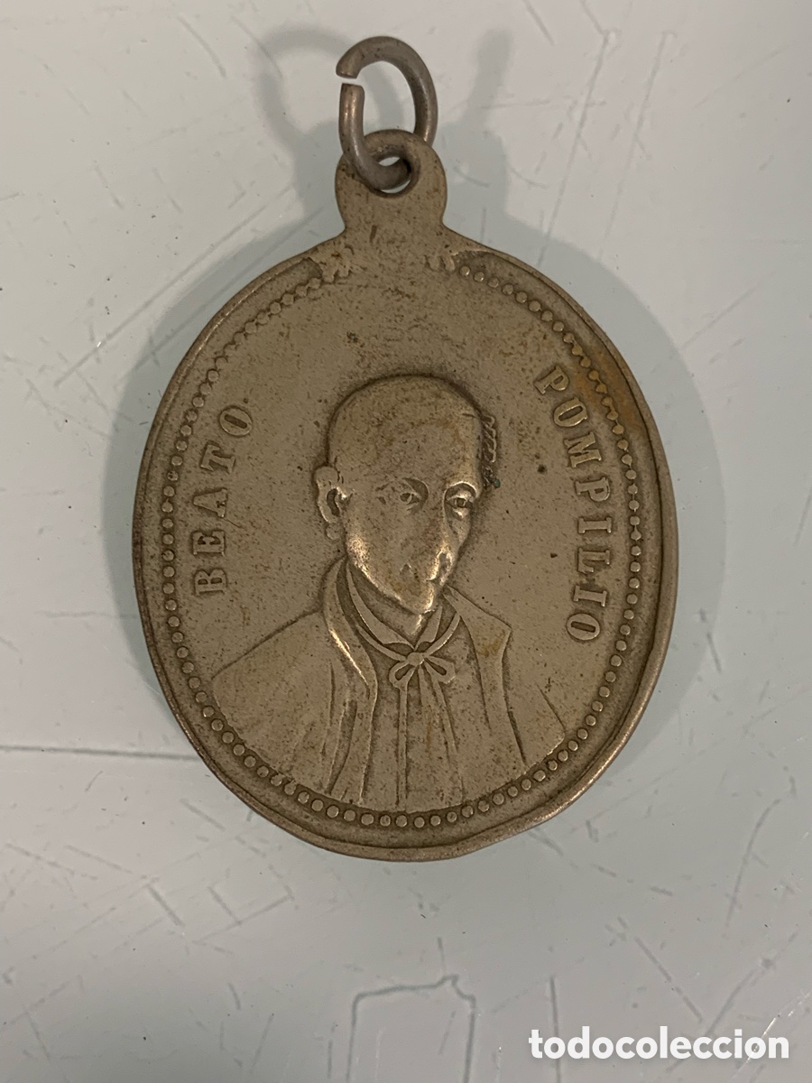 Antig&uuml;edades: 01_ medalla del beato Pompilio - Foto 1