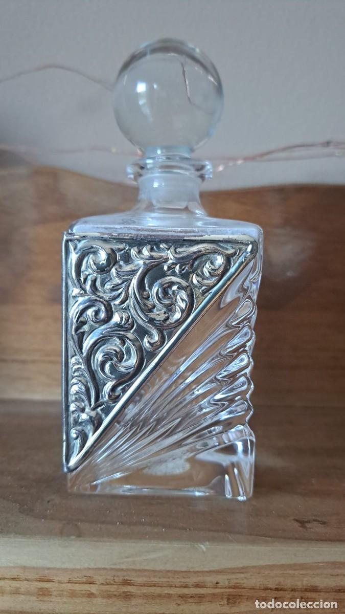 Antig&uuml;edades: Perfumero Cristal y Plata Contrastada - Foto 4