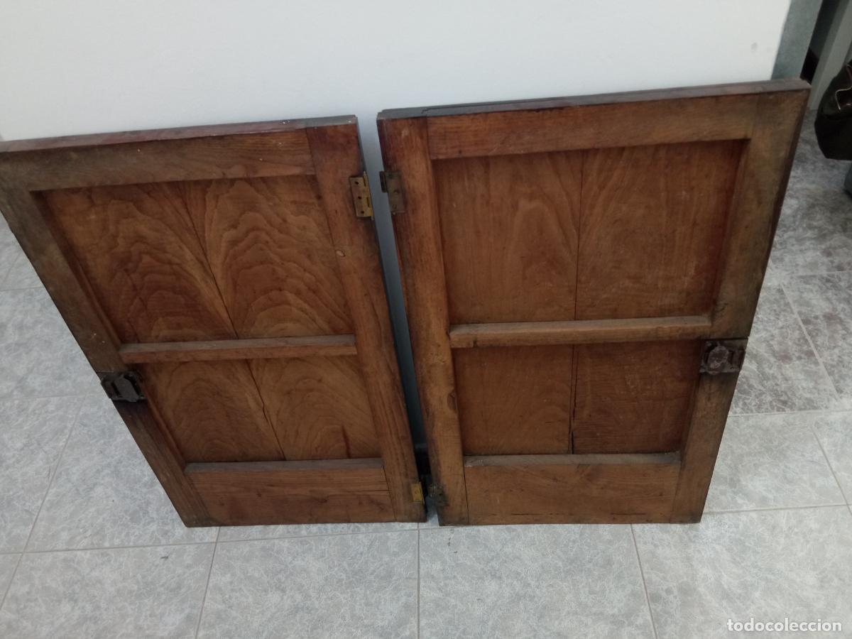 Antig&uuml;edades: dos puertas de casta&ntilde;o - Foto 3