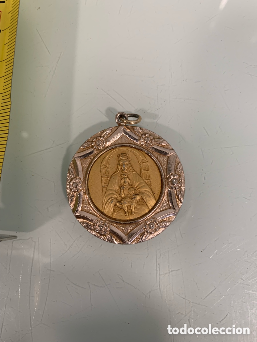 Antig&uuml;edades: 01_ medalla virgen con ni&ntilde;o - Foto 2
