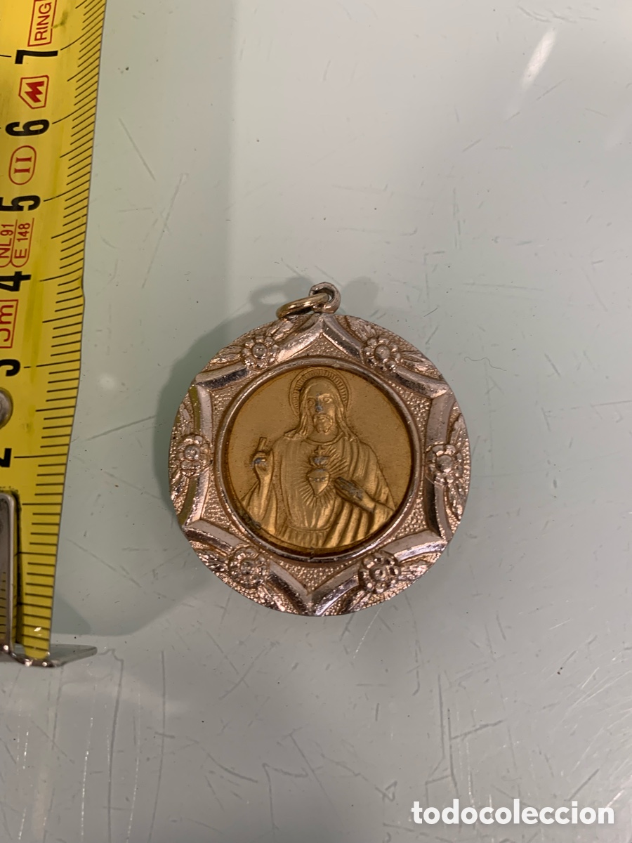 Antig&uuml;edades: 01_ medalla virgen con ni&ntilde;o - Foto 1