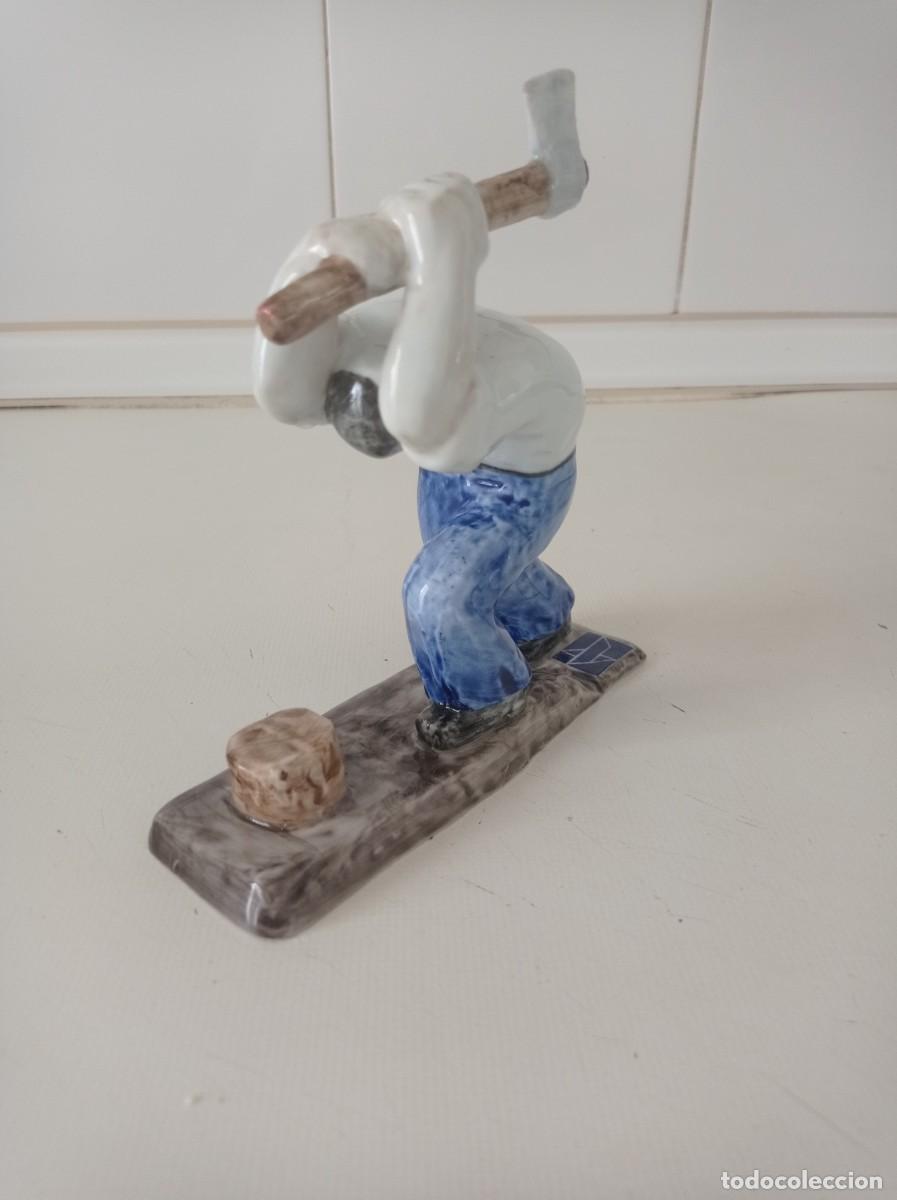Antiquit&auml;ten: Pontecesures, Antigua figura de porcelana de Le&ntilde;ador en perfecto estado