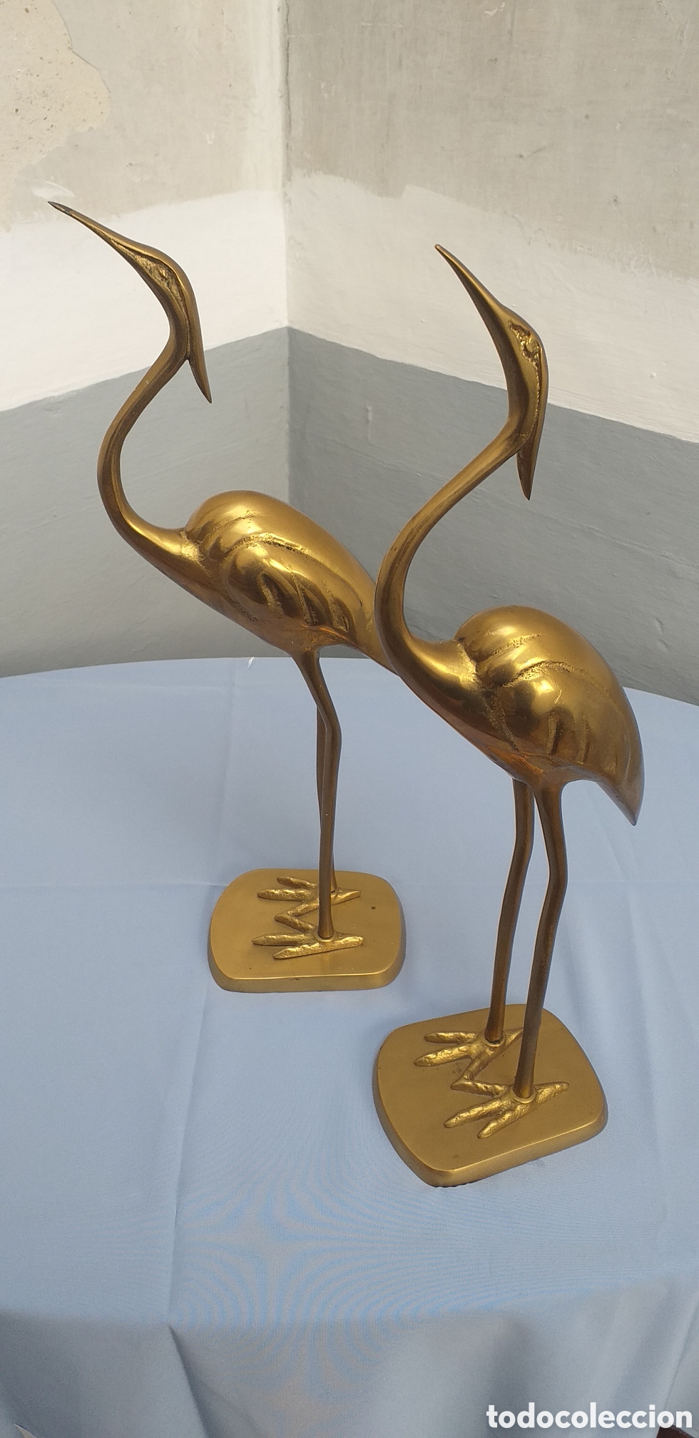 Antig&uuml;edades: PAREJA DE GARZAS DE LAT&Oacute;N - Foto 3