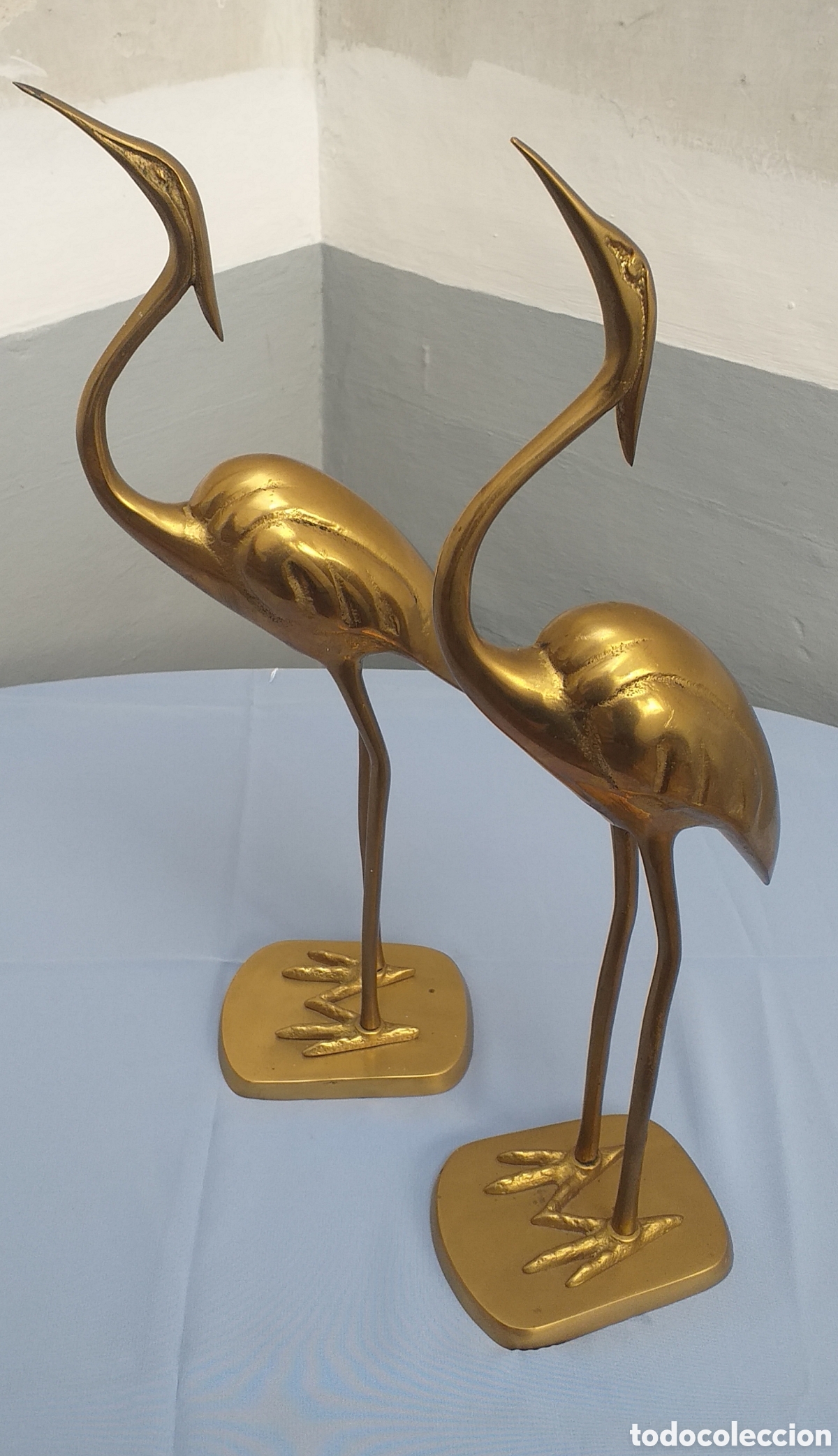 Antig&uuml;edades: PAREJA DE GARZAS DE LAT&Oacute;N - Foto 4