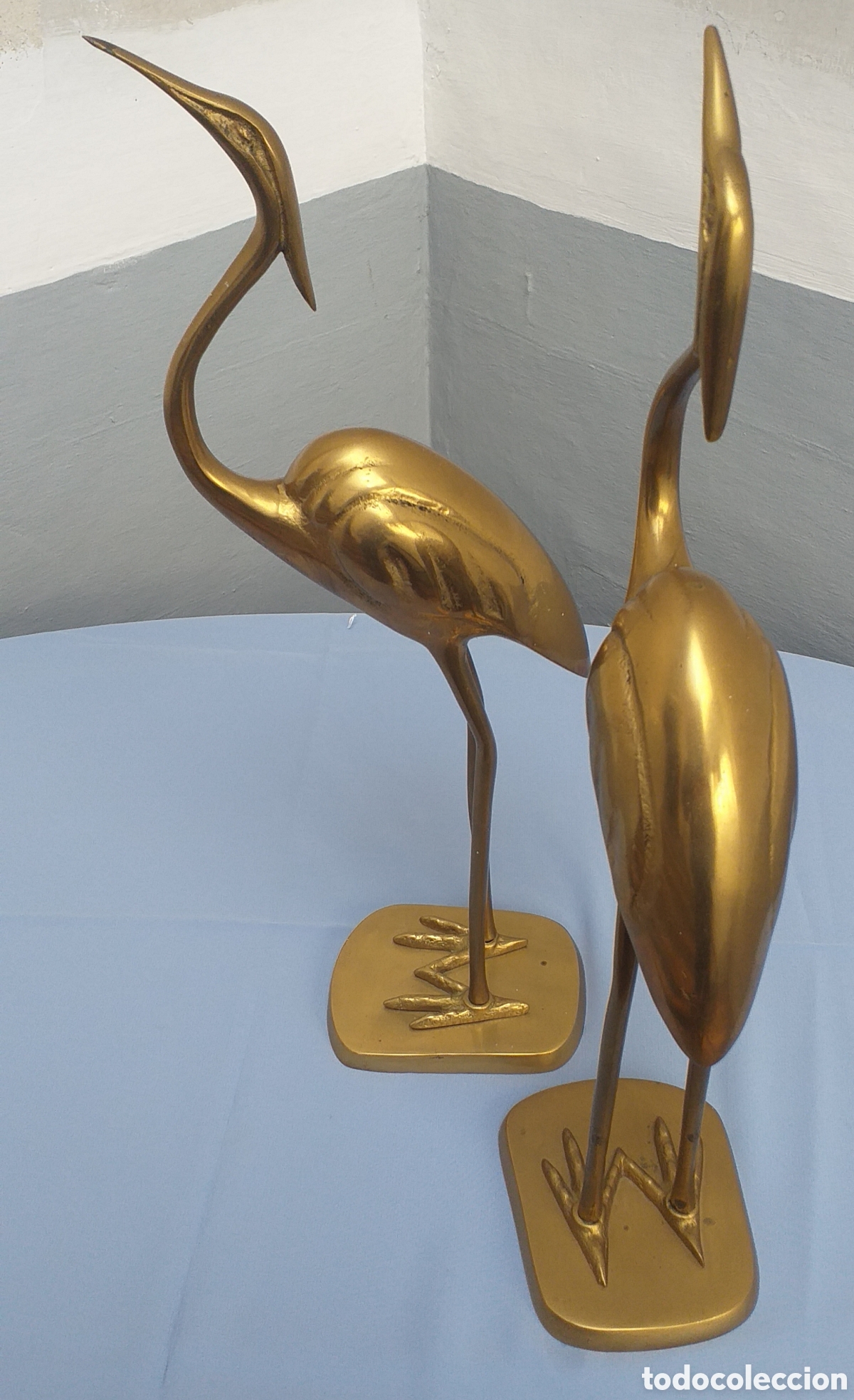 Antig&uuml;edades: PAREJA DE GARZAS DE LAT&Oacute;N - Foto 6